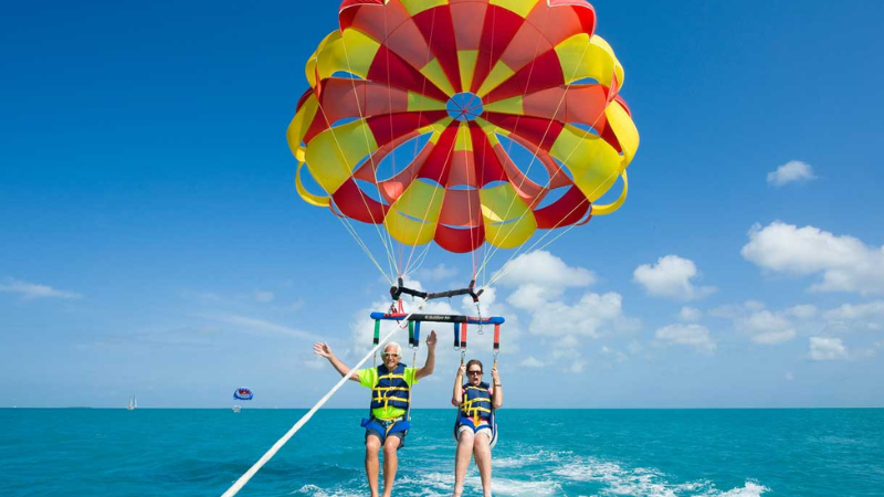 parasailing